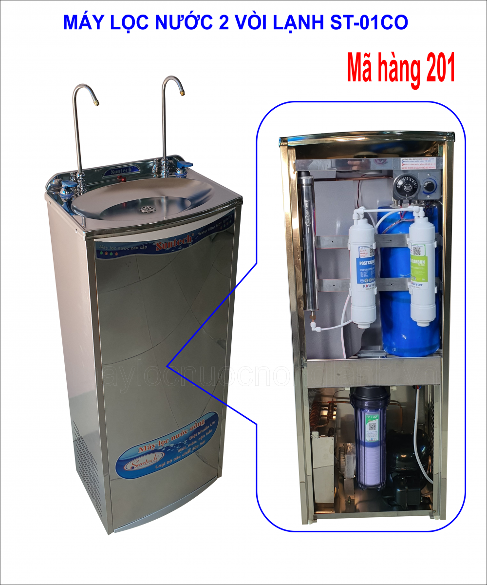 Máy lọc nước 2 vòi lạnh ST-01CO