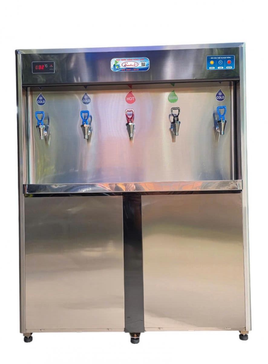 MÁY LỌC NƯỚC UỐNG 5 VÒI NÓNG LẠNH CÔNG NGHIỆP