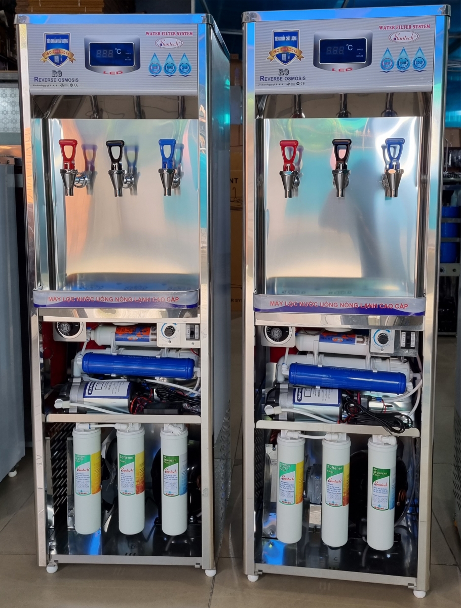 Máy lọc nước 3 vòi Suntech lắp đặt tại công ty khách đạt quy chuẩn kỹ thuật quốc gia về nước uống